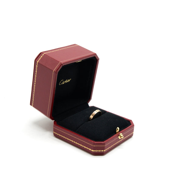 CARTIER LOVE RING PINK GOLD SIZE 53