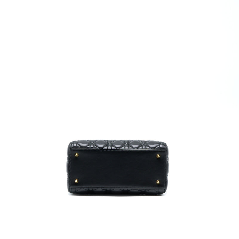 Dior Medium Lady Dior Lambskin Black GHW