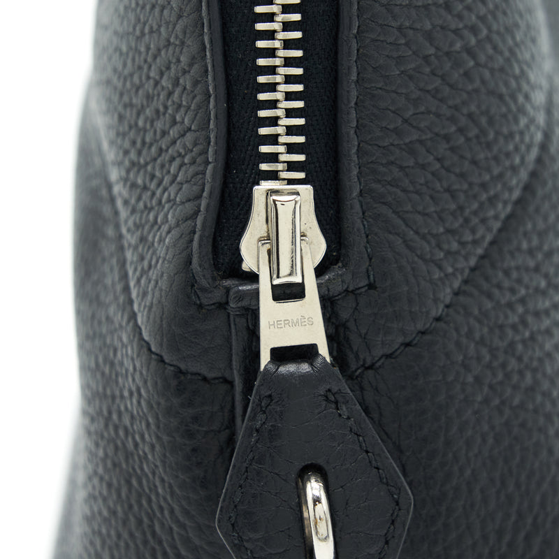 Hermes bolide 31 clemence leather black with SHW stamp T