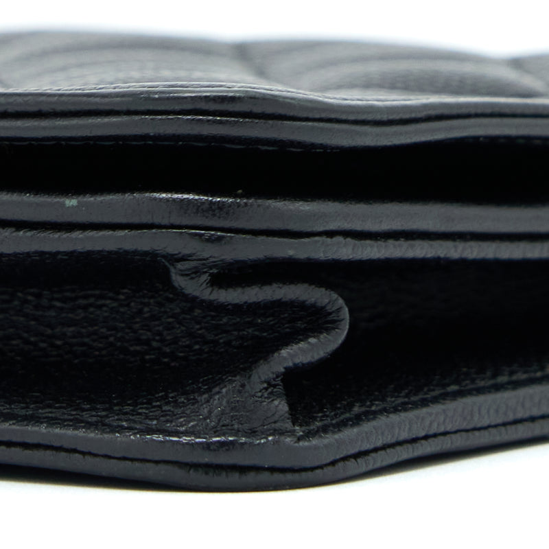 Chanel Classic Boy Wallet On Chain Caviar Black GHW