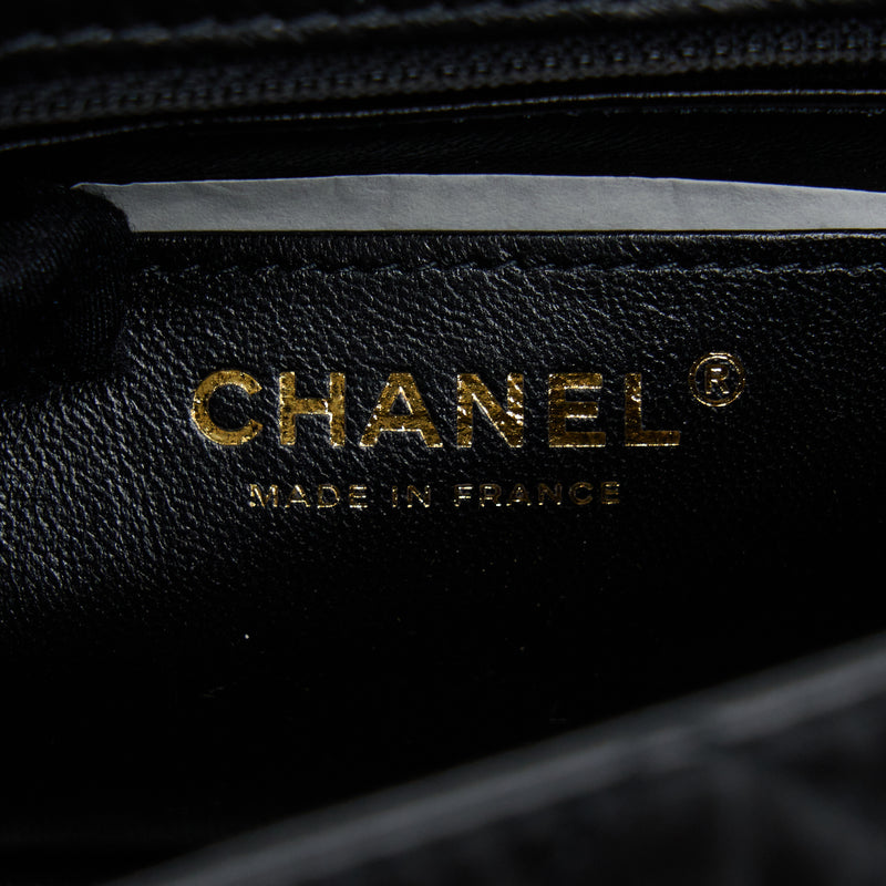 Chanel Mini 2.55 Reissue Flap Bag Aged Calfskin Black GHW (Microchip)