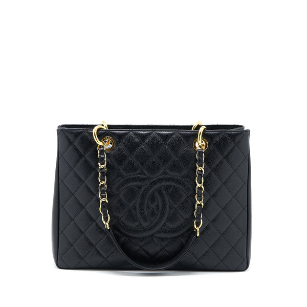 Chanel Grand Shopping Tote Bag Caviar Black GHW