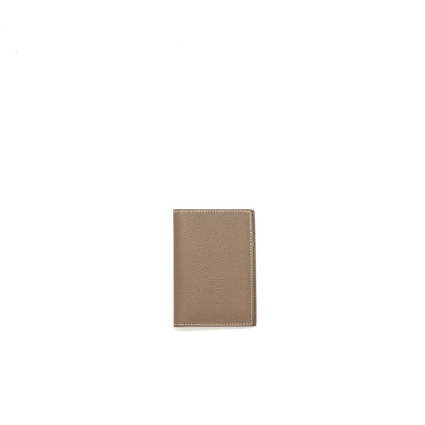 Hermes MC2 Euclide Card Holder Etoupe Stamp Y