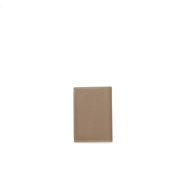 Hermes MC2 Euclide Card Holder Etoupe Stamp Y