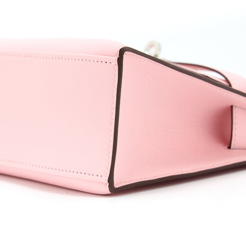 Hermes Mini Kelly I Bag 3Q Pink Sakura Swift SHW