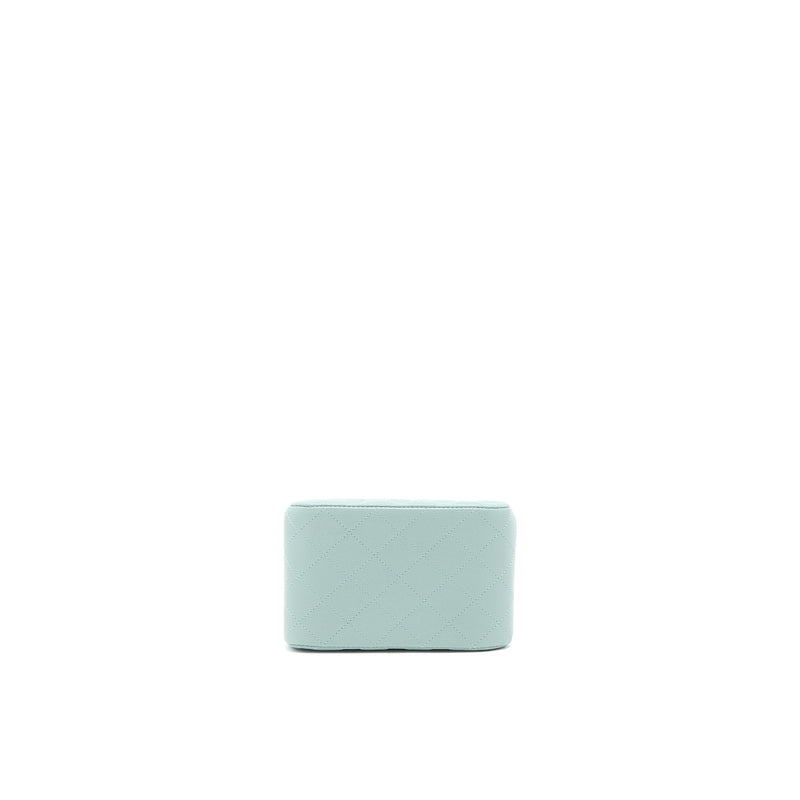 Chanel 23C Mini Bucket Caviar Light Grey LGHW (Microchip)
