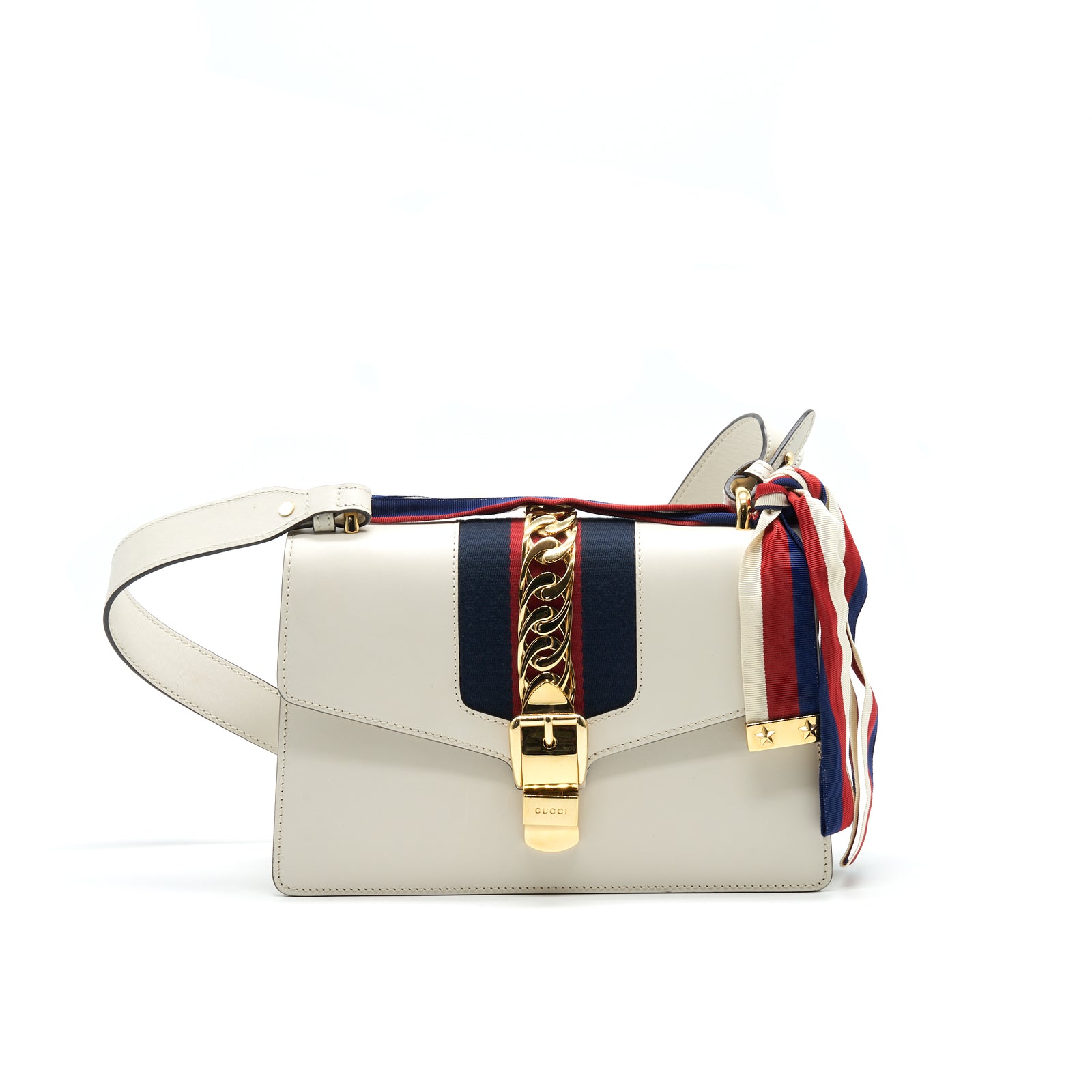 Gucci white sylvie shop