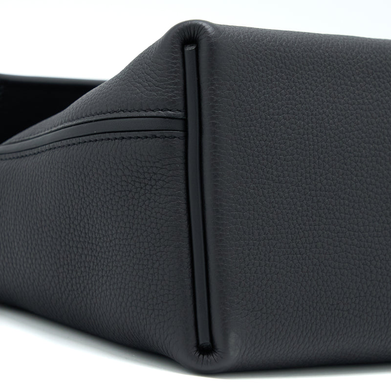 Hermes 24/24 2424 - 29 Bag Togo/Swift Black SHW Stamp Z