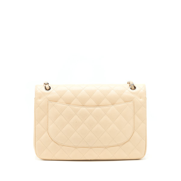 Chanel Classic Jumbo double flap Bag caviar beige SHW