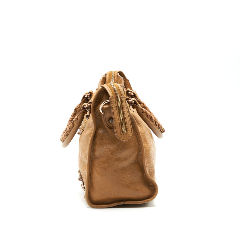 Balencianga Giant City Bag Light caramel