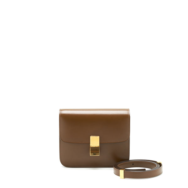 Celine Teen Classic Box Bag Calfskin camel GHW