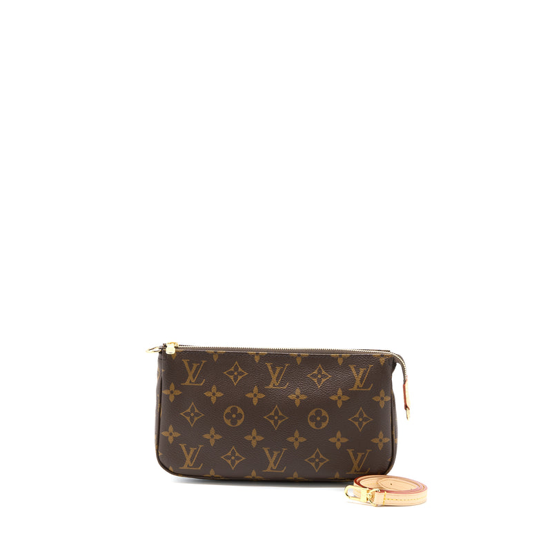 Louis Vuitton Pochette Accessories Monogram Canvas GHW (New Version)