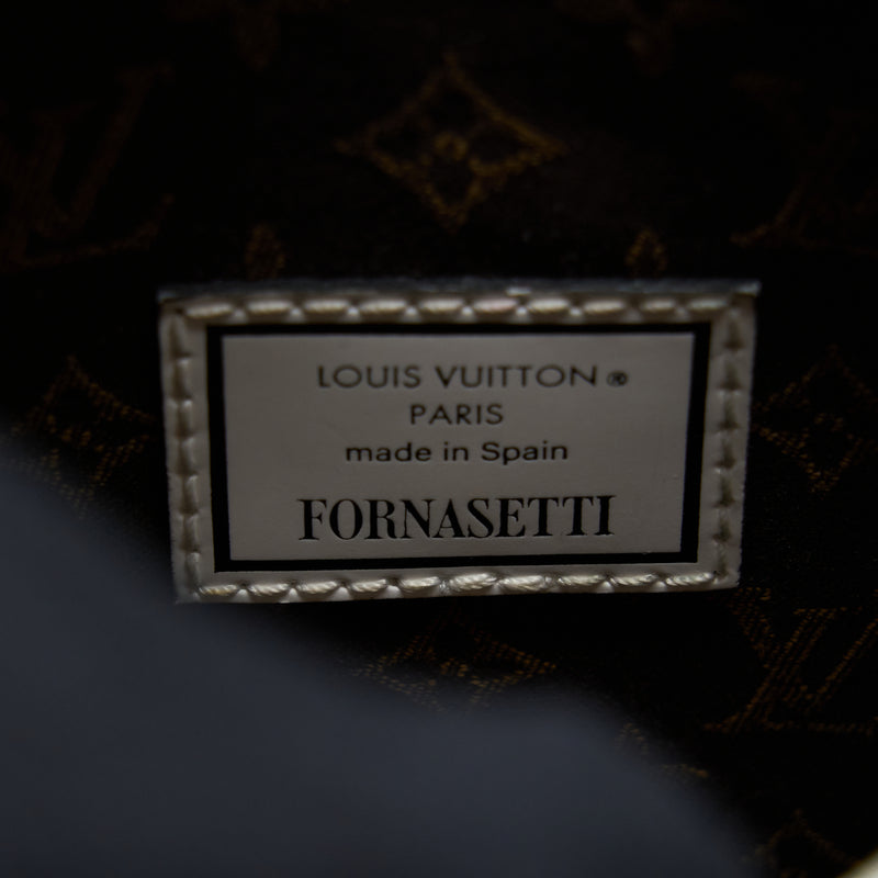 Louis Vuitton x Fornasetti Petit Sac Plat Black White