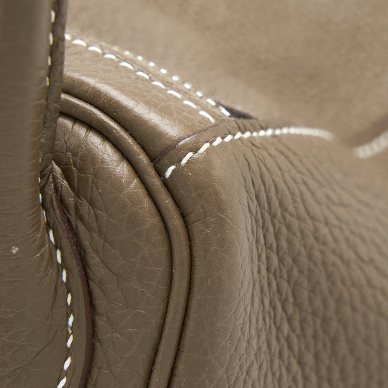 Hermes Lindy 30 Clemence Etoupe SHW Stamp A