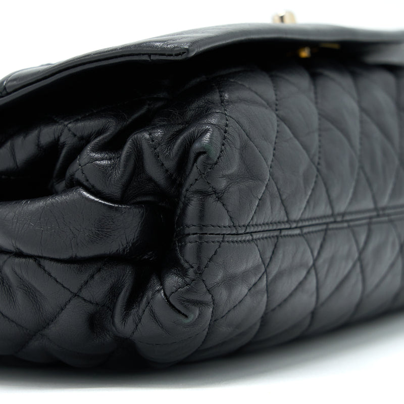 Chanel Quilted Seasonal Flap Bag Black GHW