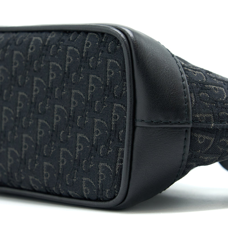 Dior Vintage Mini Bag Oblique Canvas Black SHW