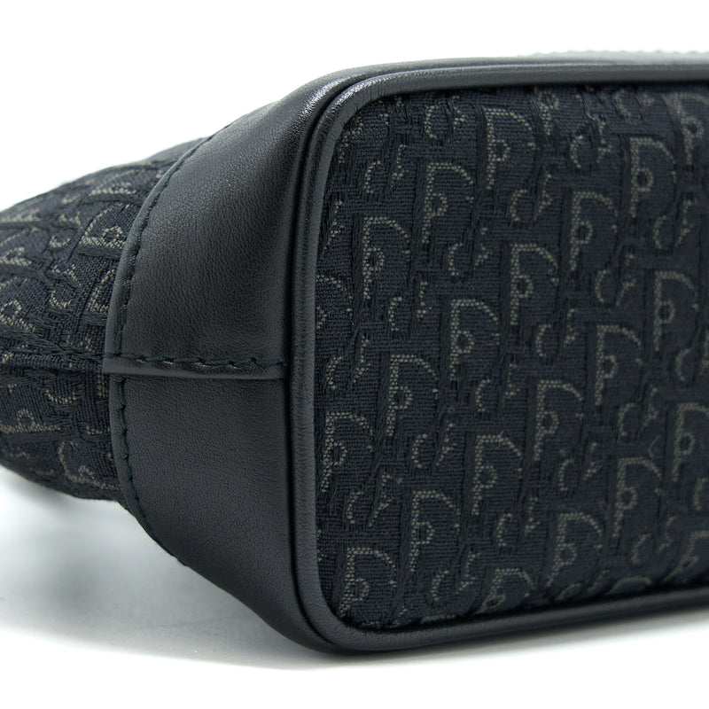 Dior Vintage Mini Bag Oblique Canvas Black SHW
