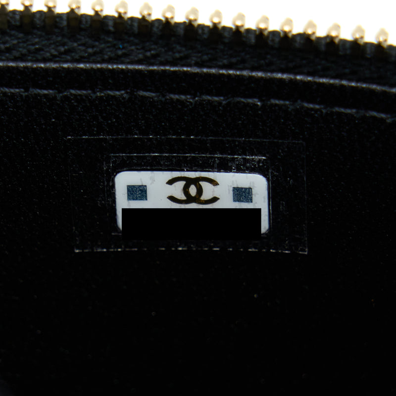Chanel 22A Top Handle Long Vanity With Chain Lambskin Black LGHW (New Version)