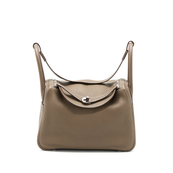 Hermes Lindy 30 Clemence Etoupe SHW Stamp Y