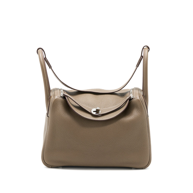 Hermes Lindy 30 Clemence Etoupe SHW Stamp Y