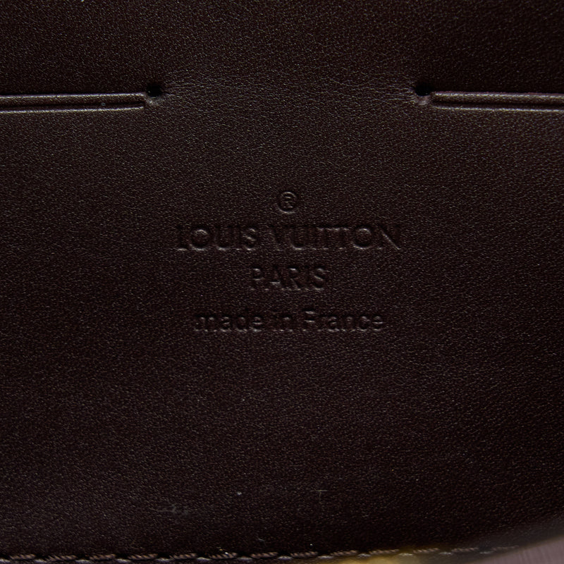 Louis Vuitton Sunset Boulevarde Shoulder Bag Patent Dark Red GHW