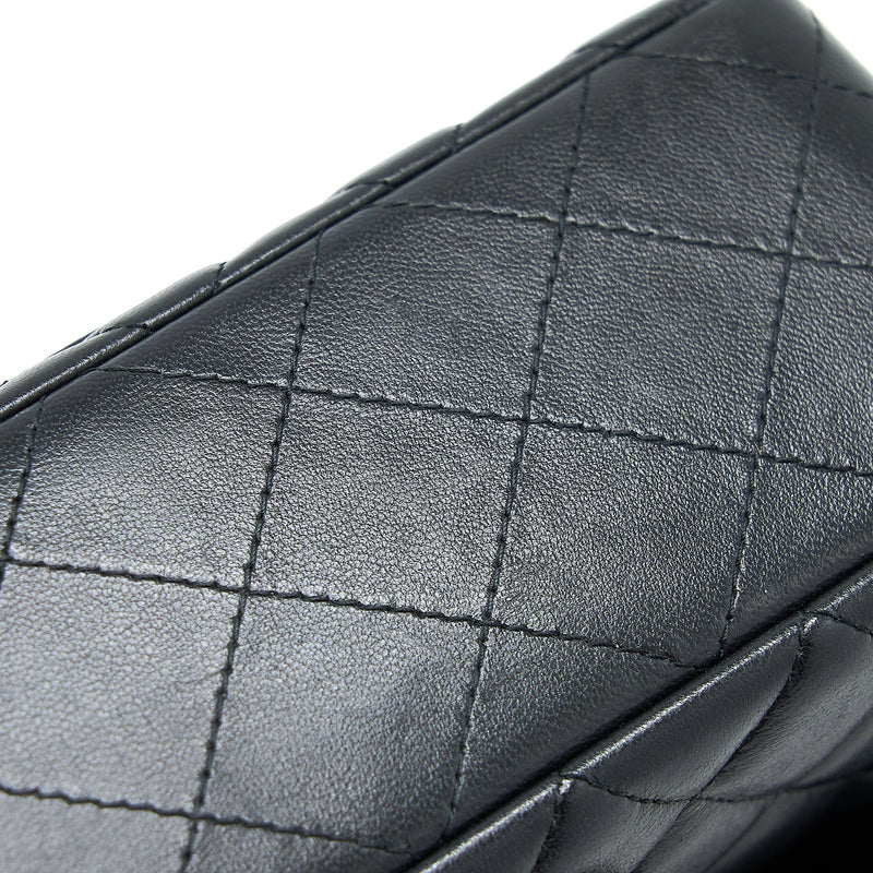 Chanel Mini Rectangular Flap Bag Lambskin Black GHW