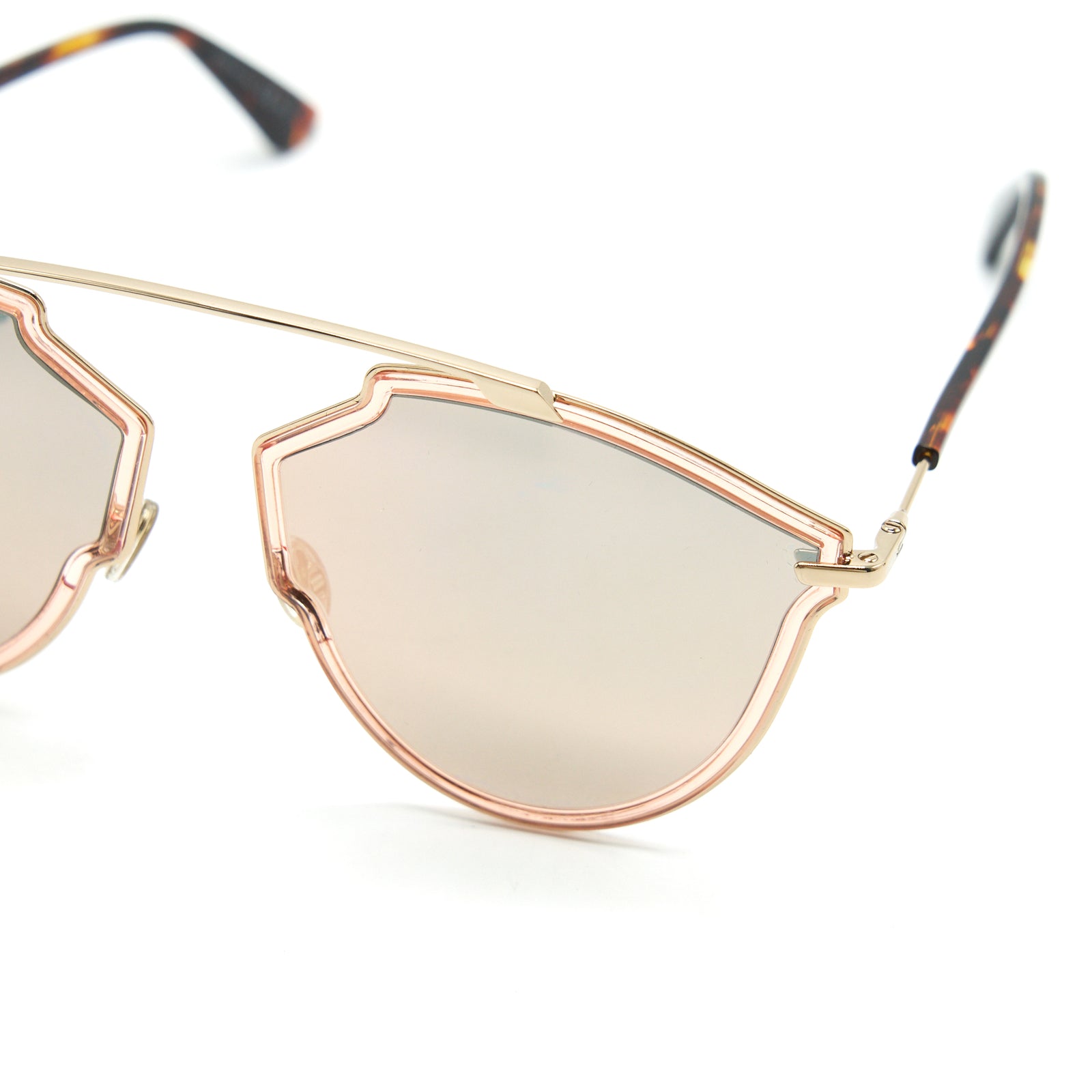 Christian Dior So Real Rise Sunglasses Pink Gold And Silver Sell in a