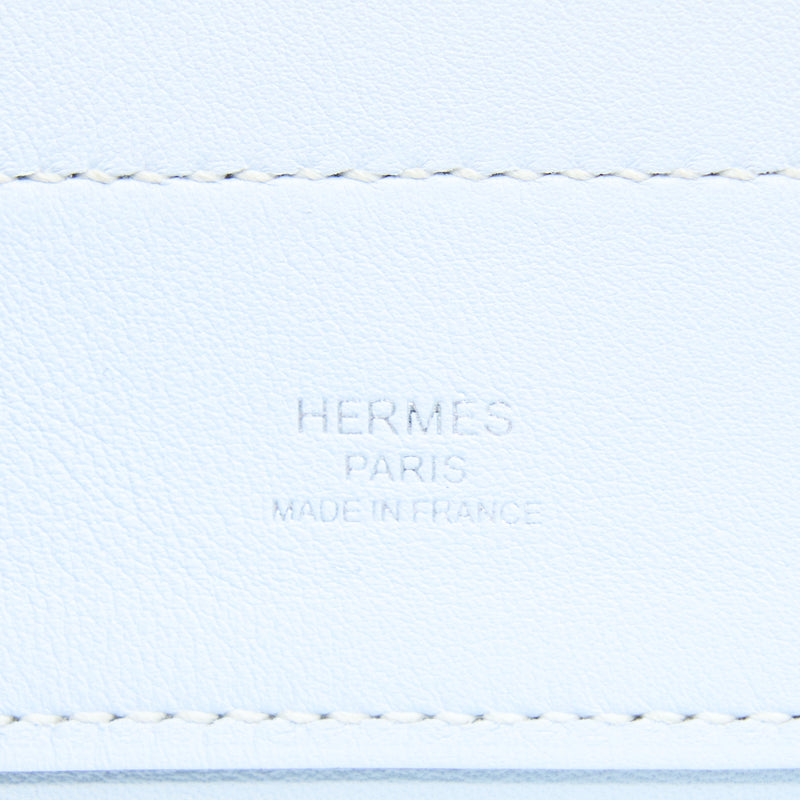 Hermes Aline Swift Bleu Brume SHW Stamp Z