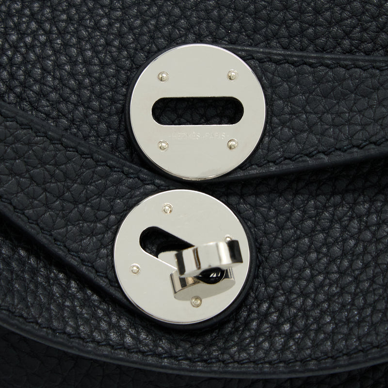 Hermes Lindy 26 Clemence Black SHW Stamp Y