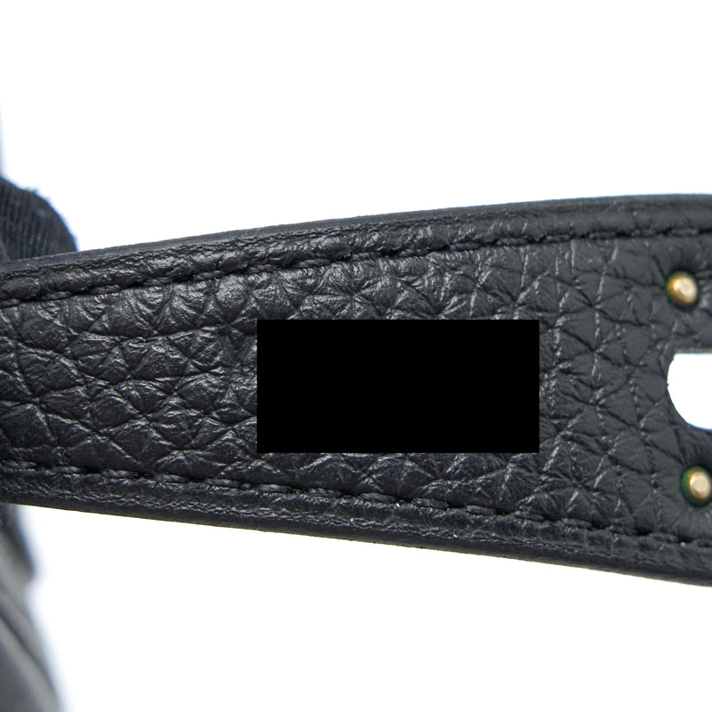 Hermes Lindy 26 Clemence Black SHW Stamp Y