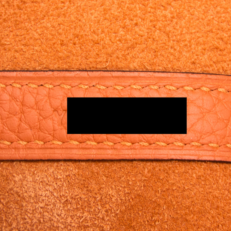 Hermes Picotin 22 Lock Bag Clemence 9J Feu GHW Stamp Y