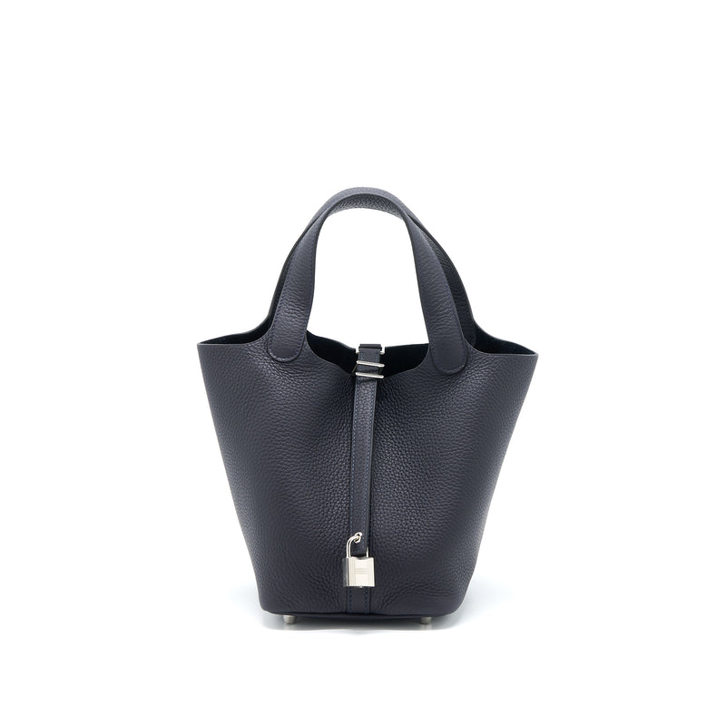 Hermes Picotin 18 Lock Bag Clemence Caban SHW Stamp U