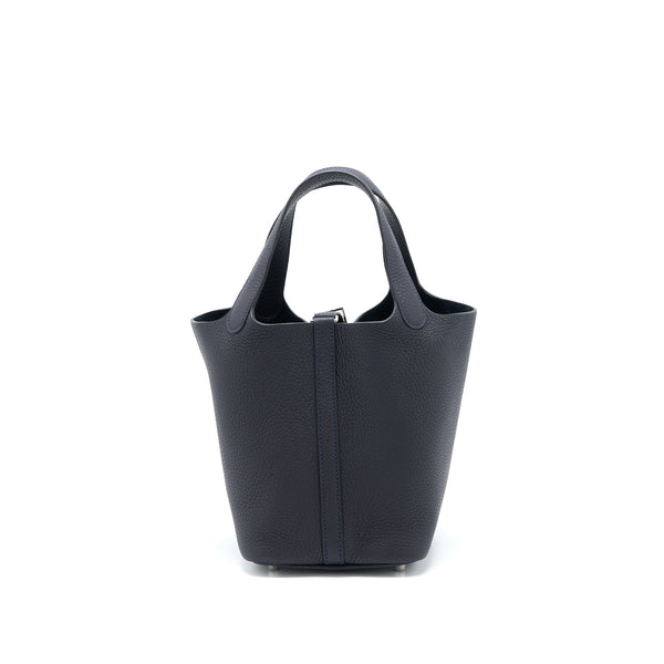Hermes Picotin 18 Lock Bag Clemence Caban SHW Stamp U