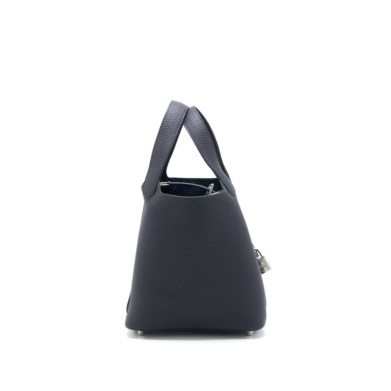 Hermes Picotin 18 Lock Bag Clemence Caban SHW Stamp U
