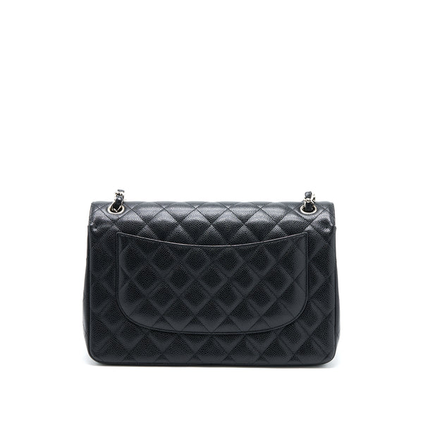 Chanel Jumbo Classic Double Flap Bag Caviar Black SHW