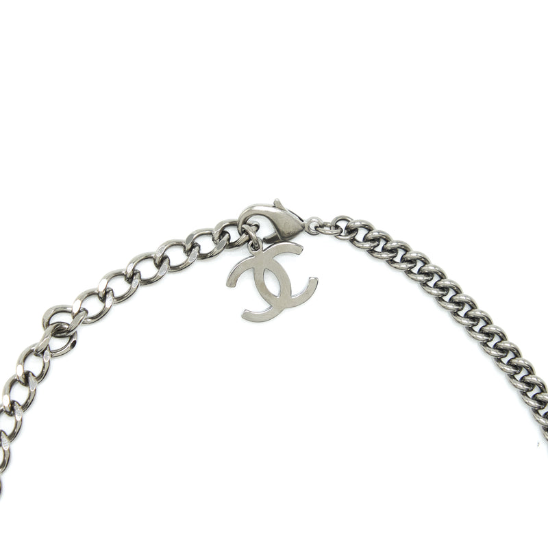 Chanel choker with crystal charms