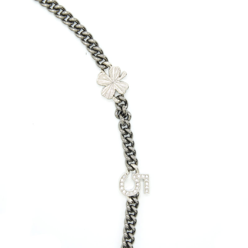 Chanel choker with crystal charms