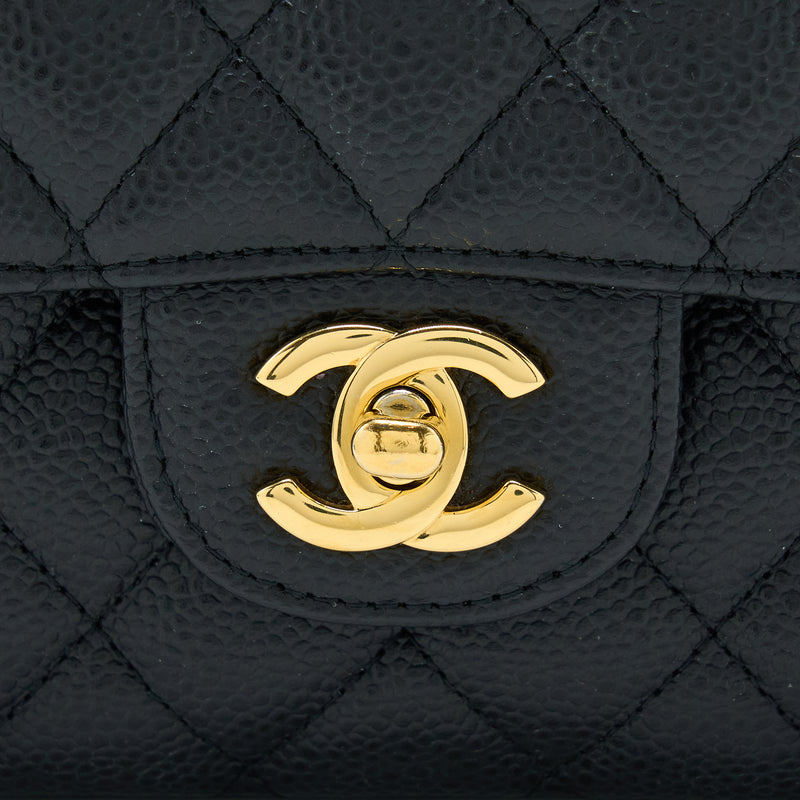 Chanel Medium Classic Double Flap Caviar Black GHW