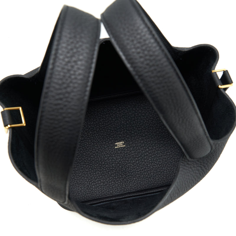 Hermes Picotin 22 Lock Bag Black GHW Stamp Y