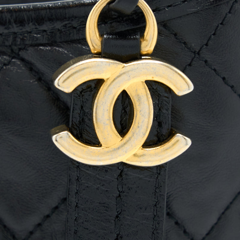 Chanel New Medium Gabrielle Hobo Bag Aged Smooth Calfskin Multicolour Hardware