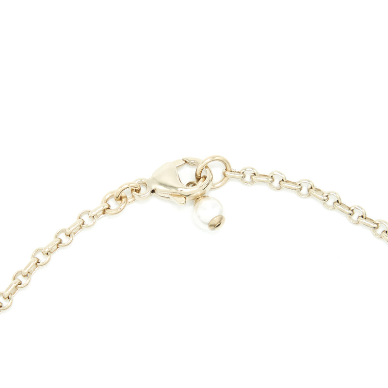 Chanel mini CC logo necklace with crystal LGHW