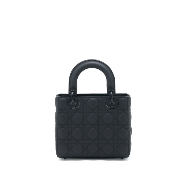 Dior Small Lady Dior Calfskin So Black with Black Hardware