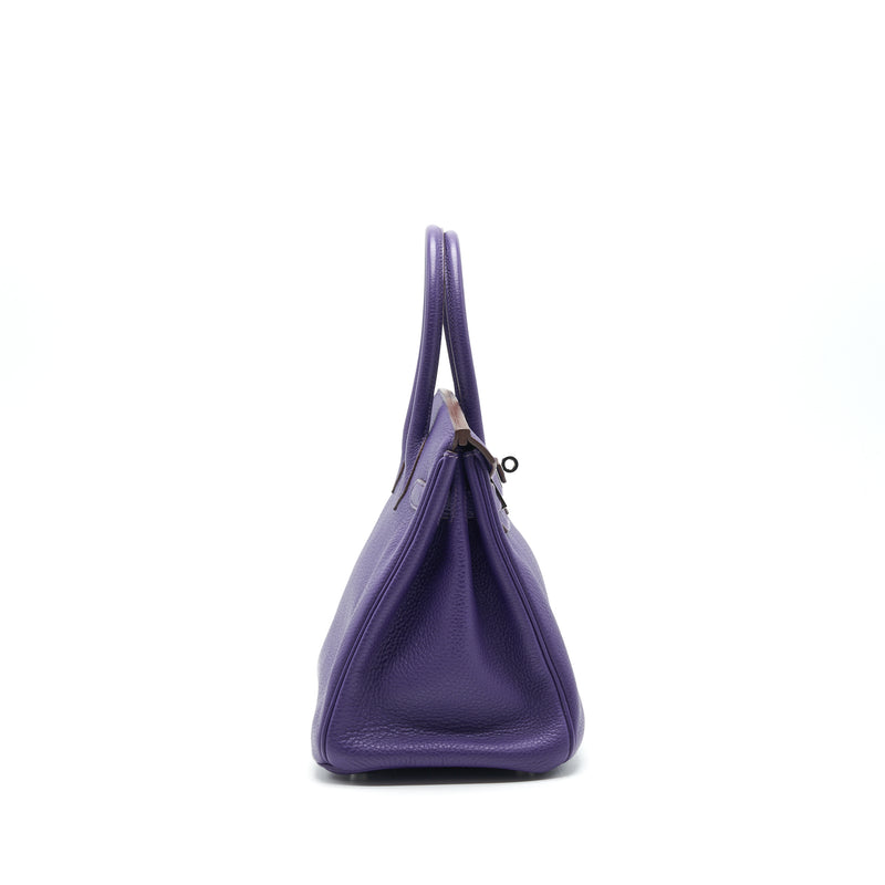 HERMES BIRKIN 30 PURPLE SHW STAMP P