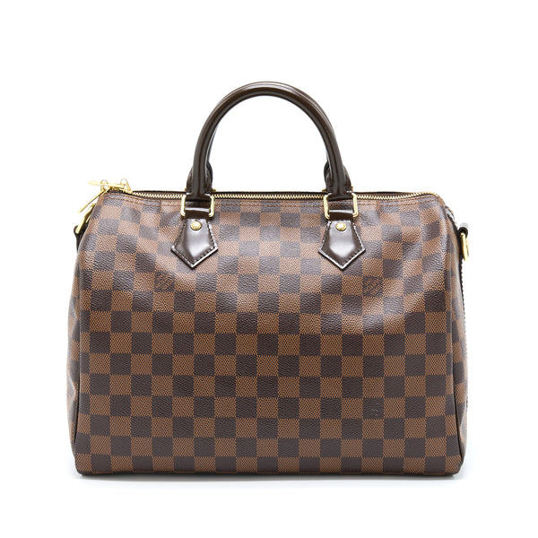 Louis Vuitton Speedy Bandouliere 30 Damier Ebene Canvas