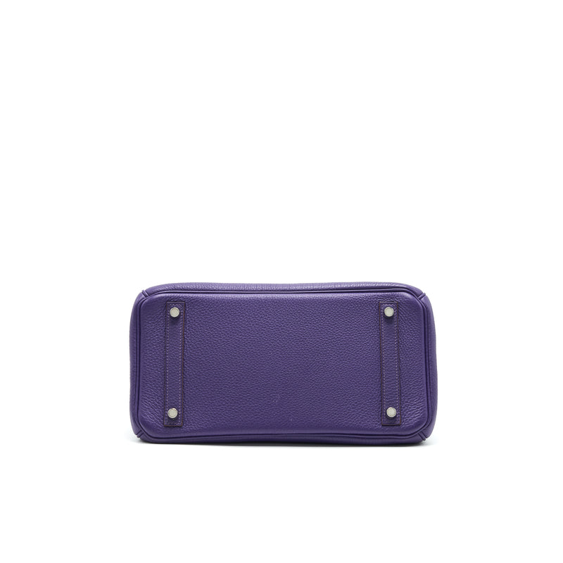 HERMES BIRKIN 30 PURPLE SHW STAMP P