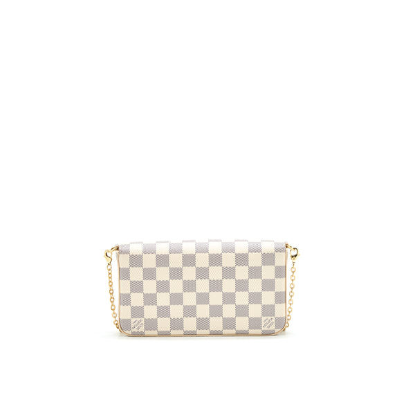 Louis Vuitton Felicie Pochette Damier Azur Canvas