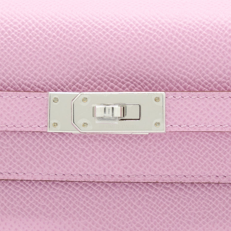 Hermes Kelly To Go Epsom X9 Mauve Sylvestre SHW Stamp U