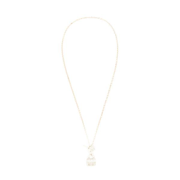 Hermes amulettes constance pendant sterling silver with toggle closure