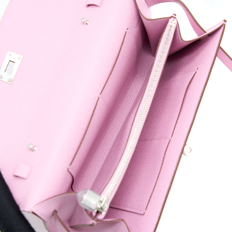 Hermes Kelly To Go Epsom X9 Mauve Sylvestre SHW Stamp U