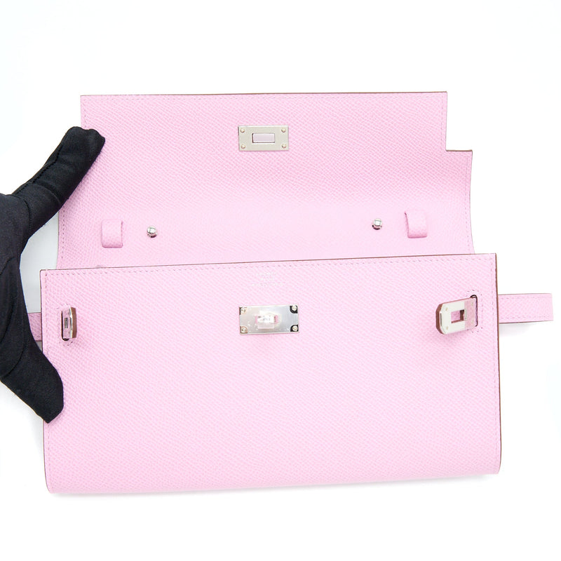 Hermes Kelly To Go Epsom X9 Mauve Sylvestre SHW Stamp U